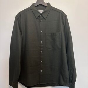 COS KHAKI WOOL SHIRT